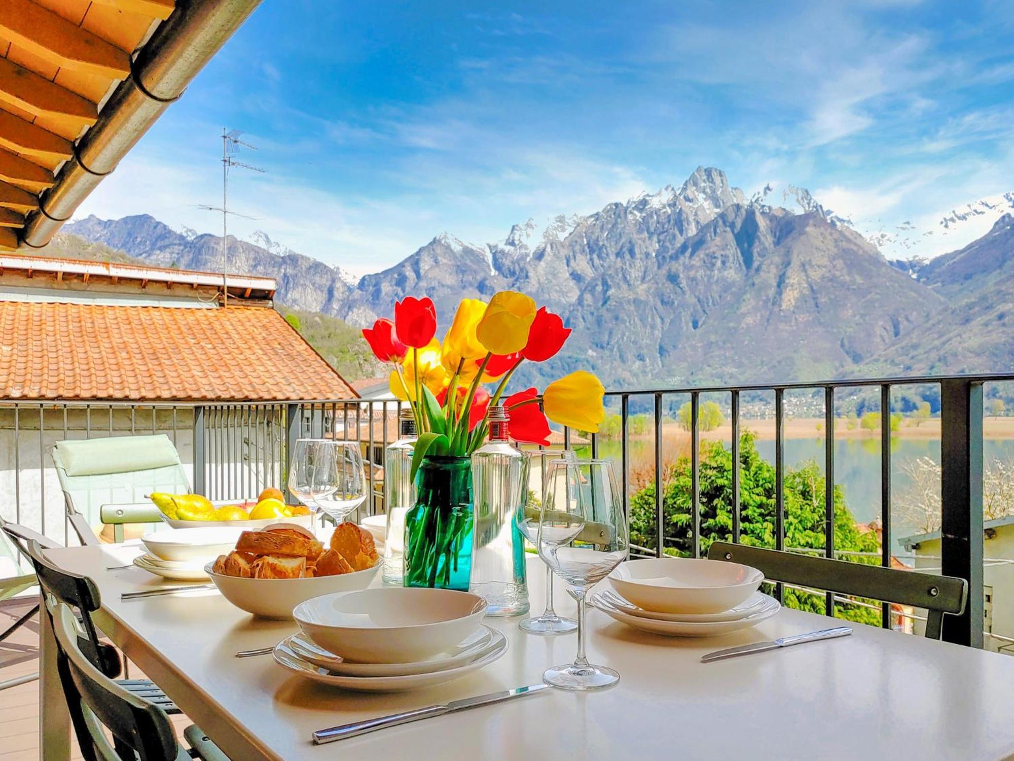 Dascio Dolce Ferienwohnung Panorama Balkon Am See Εξωτερικό φωτογραφία
